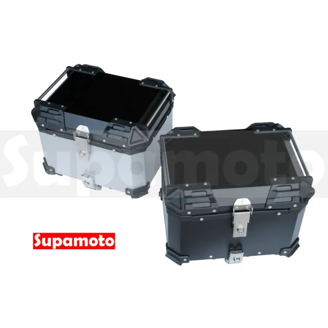【Supamoto】100L—機車鋁合金尾箱(重機/通用/行李箱/鋁箱/後箱/摩托車/大羊/快拆/檔車/CT125/CB350)