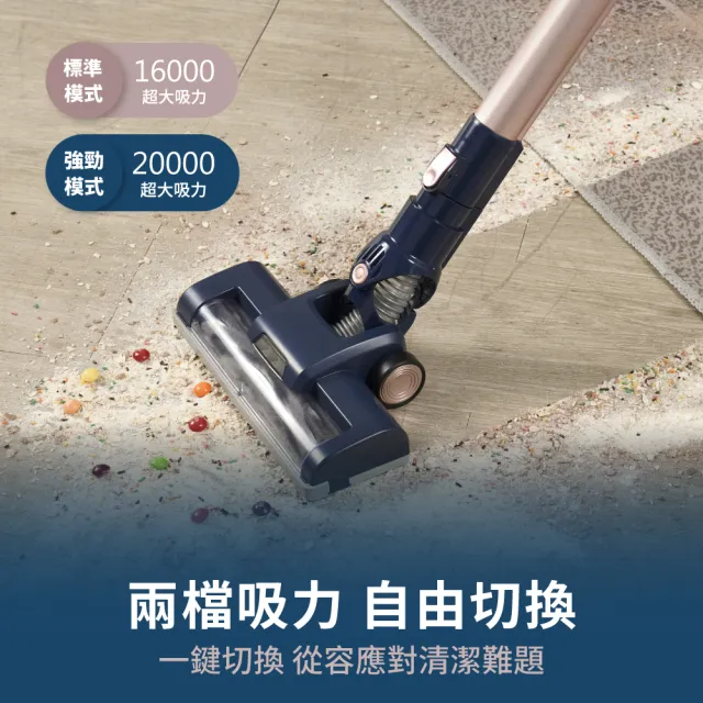 【HYD】超強力旋風電動濕拖無線吸塵器 D-85(12件大全配組/乾濕吸塵器)
