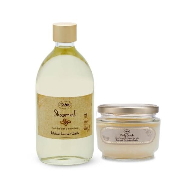 【SABON】官方直營 明星二部曲自由配(沐浴油500ml+身體磨砂膏320g)