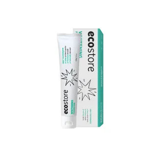 【ecostore 宜可誠】純淨無氟美白牙膏100g(無添加酒精/無添加人工香精/卡盧卡油除菌)