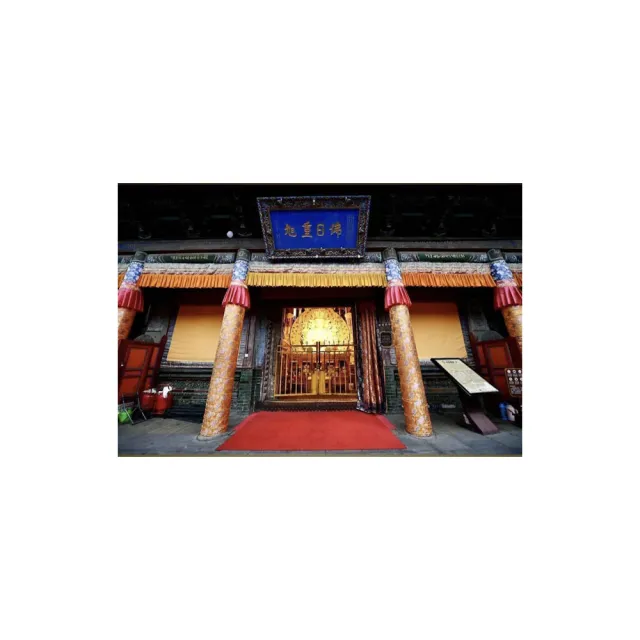 【藏古祥館】大黑天刺繡唐卡 KA0010(大黑天 刺繡 唐卡)