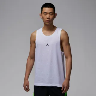【NIKE 耐吉】喬丹 背心上衣 運動 休閒 Dri-FIT 男 AS M J DF SPRT MESH JERSEY GFX 白色(HF9950100)