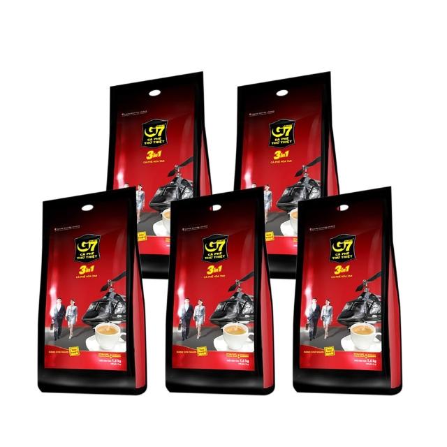 【G7】三合一即溶咖啡 100入x5(箱購)