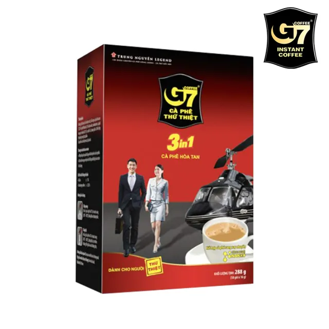 【G7】三合一即溶咖啡 18入(盒裝)
