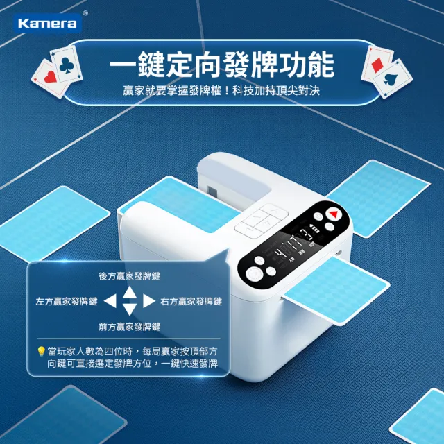 【Kamera 佳美能】撲克牌自動發牌機(T1 Lite)