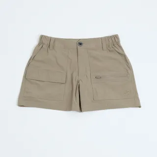 【ADISI】女UPF50+透氣快乾休閒短褲 AP2411042 陶土黃(抗UV 彈性 吸濕 速乾 輕薄 休閒褲)