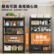 【小不記】全碳鋼加厚超耐重五層層板可調置物架110*45*170CM(層架 收納架 收納櫃 貨架 鐵架 儲物架 展示架)