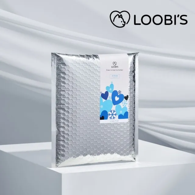 【LOOBI’S】AIR FREEZE 冷凍凝膠冰袋 3片組(寵物風扇 冰袋 涼感 保冰袋 寵物冰墊)
