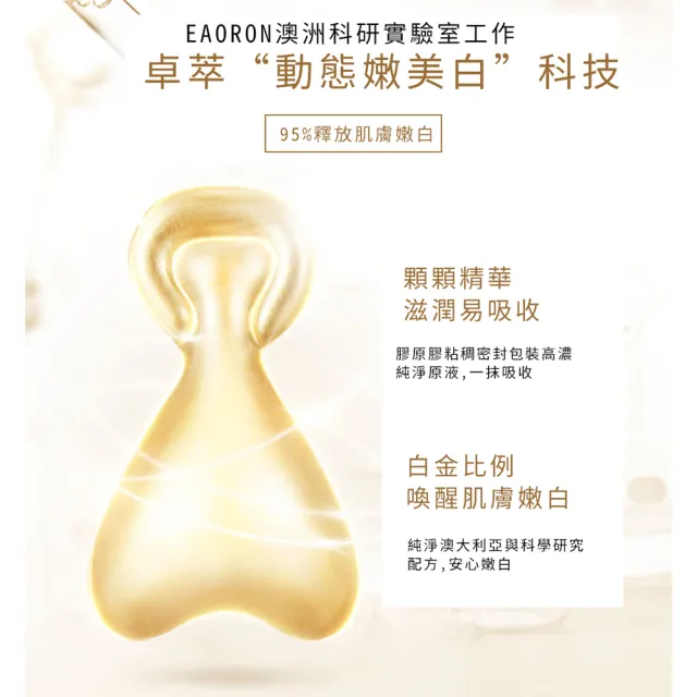 【澳洲EAORON】精華液膠囊108顆(煥白精華)