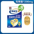 【桂格康研家】頂級野生魚油膠囊60粒×8盒(85% 高濃度/1.2g Omega-3/EPA/DHA/阿拉斯加野生鱈魚)