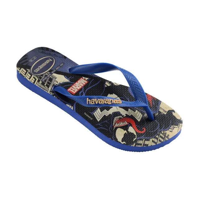 【havaianas 哈瓦仕】拖鞋 男鞋 女鞋 漫威 復仇者聯盟 蜘蛛人 Top Marvel Classics 藍 4147012-2711U