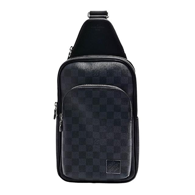 LV LOUIS VUITTON路易威登 N45302 經典 Avenue 系列 Damier 帆布斜背包