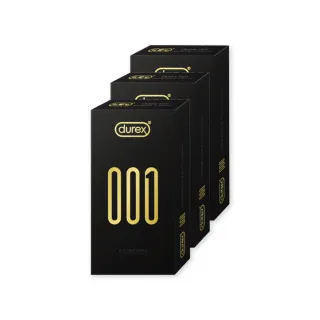【Durex 杜蕾斯】001水性PU衛生套保險套6入x3(共18入)