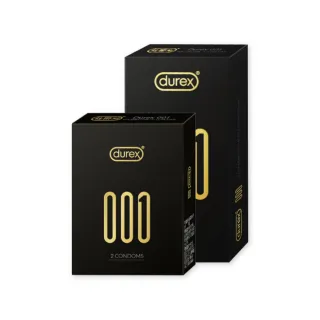 【Durex 杜蕾斯】001水性PU衛生套保險套(2入+6入)
