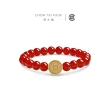 【周大福】CLOT聯名 赤霞凝珠黃金鑄幣紅玉髓手環手鍊
