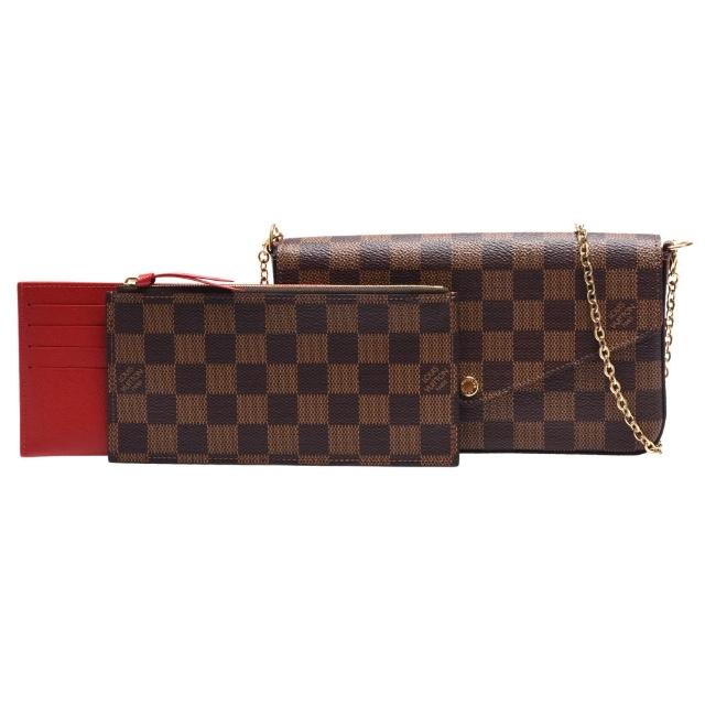 LV LOUIS VUITTON路易威登 N63032 POCHETTE FELICIE 系列手拿/斜背包