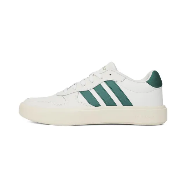 【adidas 愛迪達】休閒鞋 男鞋 運動鞋 LITECOURT 白綠 JI2170