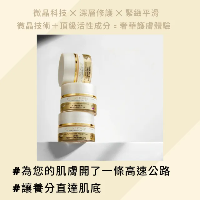 【Eveline Cosmetics】D’AURY 奧莉微緹 40+ 50+ 微晶面霜 50ml(波蘭原裝)