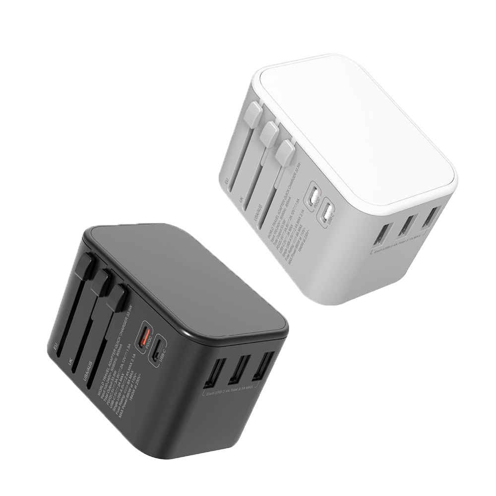 【DA】CB-TC335 多合一國際電壓萬用旅行充電器 PD+QC(充電頭/充電器/萬用充電頭/快速充電)
