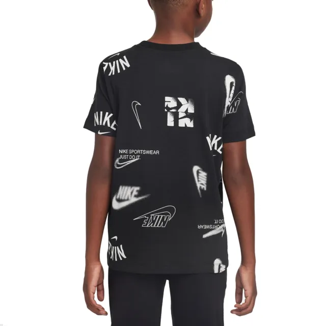 【NIKE 耐吉】圓領短袖T恤 K NSW TEE CLUB ENERGY AOP 中童 - HQ9292010
