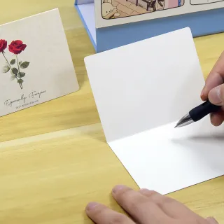 【Paper Play】萬用卡片-牛皮紙花語祝福創意萬用小卡 萬用卡 卡片(5款任選)