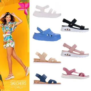 【SKECHERS】女鞋 涼鞋 輕量避震科技 魔鬼氈 休閒鞋(多款)