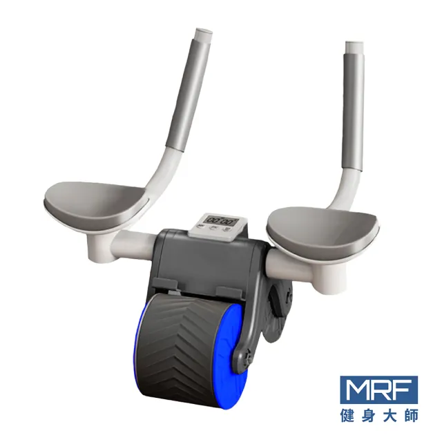 【MRF 健身大師】平板型多功能支撐自回彈健腹輪(三合一健腹輪/健腹輪)