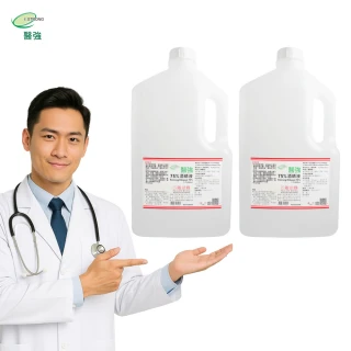 【醫強】75%酒精液 2桶組(4000ml/桶 防疫清潔)