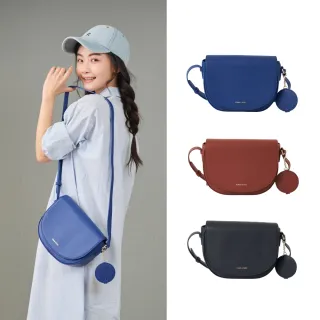 【Premium Authentic】PA．CASUAL真皮馬鞍包-多色任選(PA 真皮 馬鞍包 側背包 送禮)