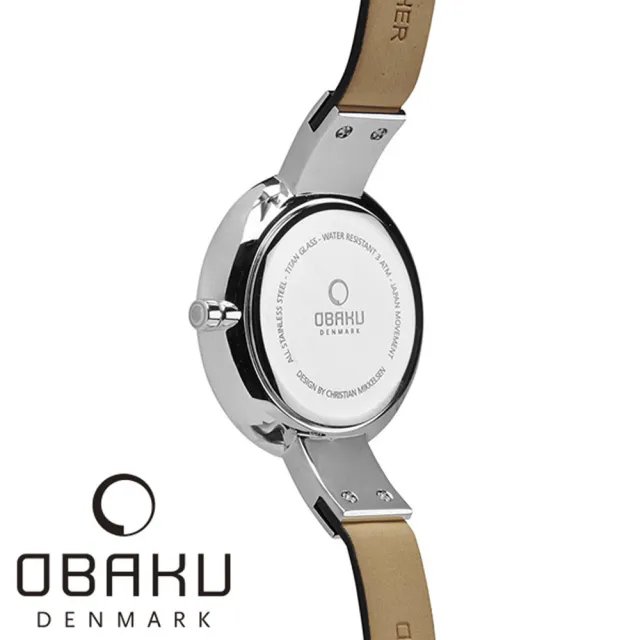 【OBAKU】采麗時刻時尚腕錶(V149LCIRB1)