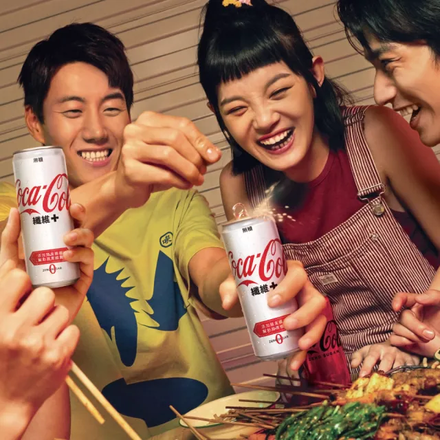 【Coca-Cola 可口可樂】纖維+ 寶特瓶600ml x24入/箱(無糖)