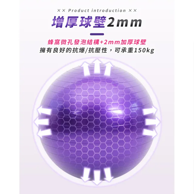 【拼創生活】加厚防爆瑜珈球85cm(瑜珈球 彈力球 復健球 大龍球 運動球 瑜伽球 抗力球 韻律球 生產球平衡)