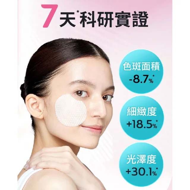 【derma Angel 護妍天使】傳明酸B3光透美白爽膚棉片(65片)