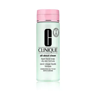 即期品【CLINIQUE 倩碧】三步驟洗面膠200ml(富含胺基酸 清爽不緊繃)