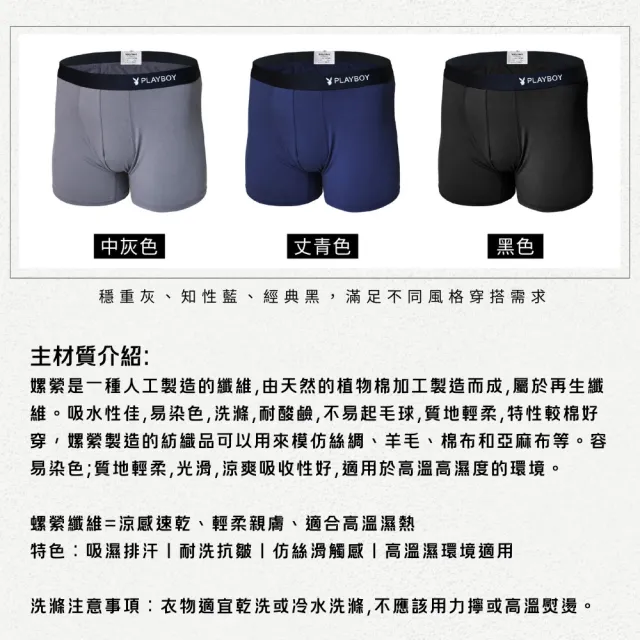 【PLAYBOY】4件組 立體LOGO織帶速乾涼感機能型內褲-速(速乾涼感/平口內褲/男內褲)