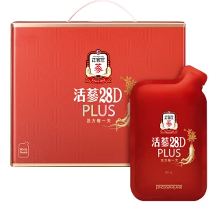 【正官庄】活蔘28D PLUS 80mlx30包/盒(牛磺酸/維他命B/幫助消化/補氣)