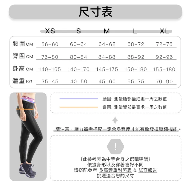 【A-MYZONE】(女款)馬拉松路跑 Magic神奇跑步壓力褲/美腿褲/水陸兩棲(運動褲/登山褲/壓力褲/韻律褲/瑜伽褲)