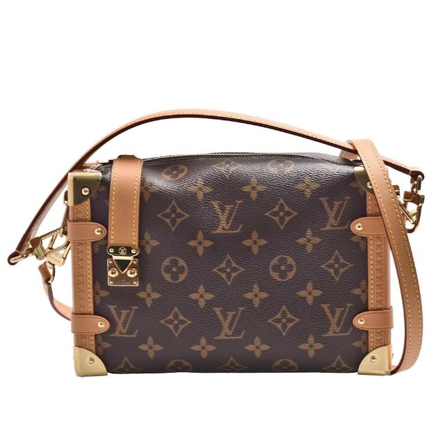 LV LOUIS VUITTON路易威登 M46358 Side Trunk 經典 Monogram 帆布肩斜背包