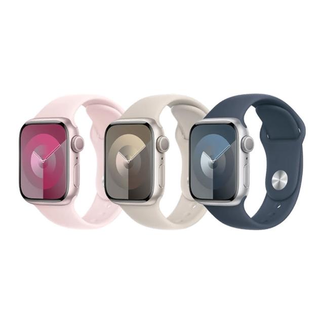 【Apple】Apple Watch S9 GPS 41mm(鋁金屬錶殼搭配運動型錶帶)