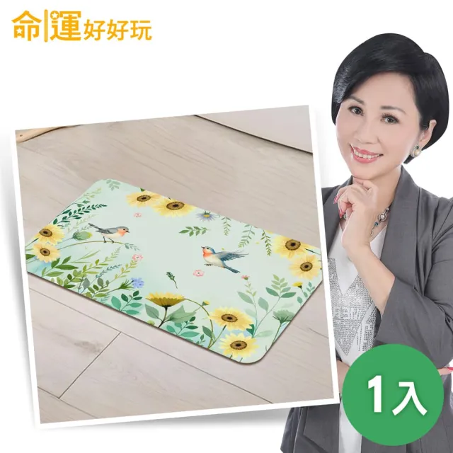 【命運好好玩】李玉珮-扶搖報喜鵲硅藻土地墊(1入)（其他規格）