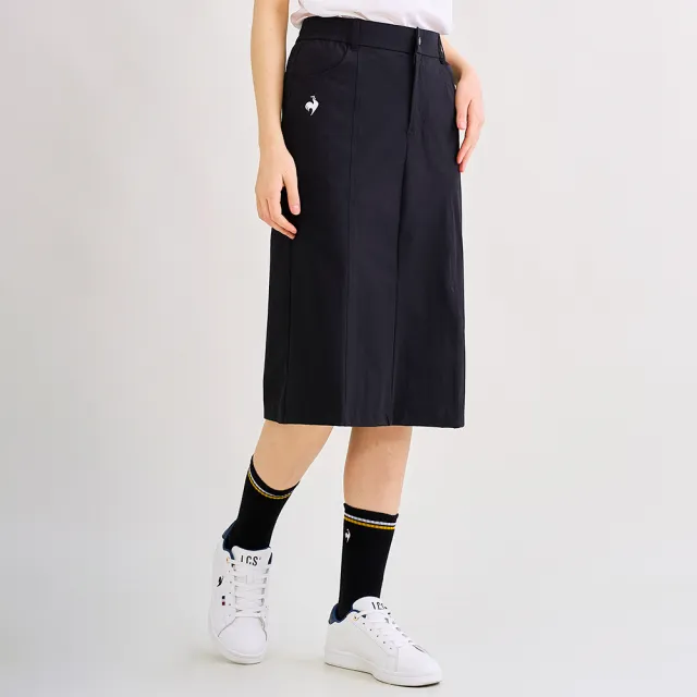 【LE COQ SPORTIF 公雞】抗UV/防潑水平織休閒長裙 女款-2色-LWV82352