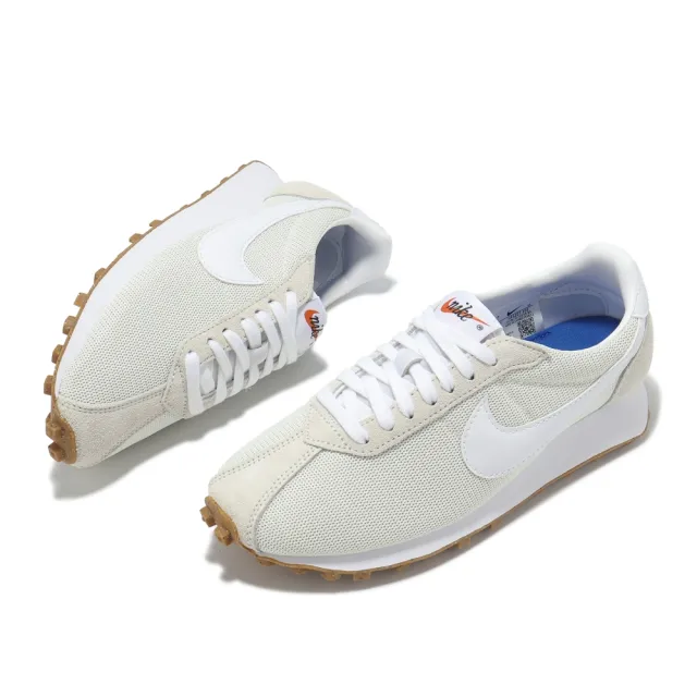 【NIKE 耐吉】休閒鞋 Wmns LD-1000 女鞋 米白 白 麂皮 復古 膠底(HF3227-101)