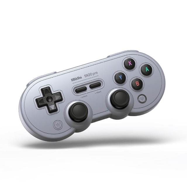 【8Bitdo】八位堂 Switch 副廠 SN30 Pro 全新霍爾搖桿 藍牙無線手把 / 經典灰(鍵寧公司貨)