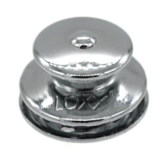 【Loxx】德製吉他貝斯安全背帶釦 鍍鉻 LOXX-E-CHROME(原廠公司貨 商品保固有保障)