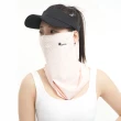 【Chewy】夏季防紫外線防曬面罩 透氣冰絲遮全臉面紗 騎行遮陽掛耳面巾 騎車防曬口罩 男女