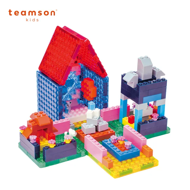 【Teamson】3D積木磁力片豪華組206psc