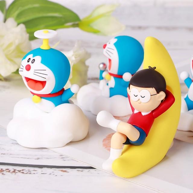 【Doraemon 哆啦A夢】漫遊星空系列立體可愛公仔桌上擺飾-4款可選(平輸品)