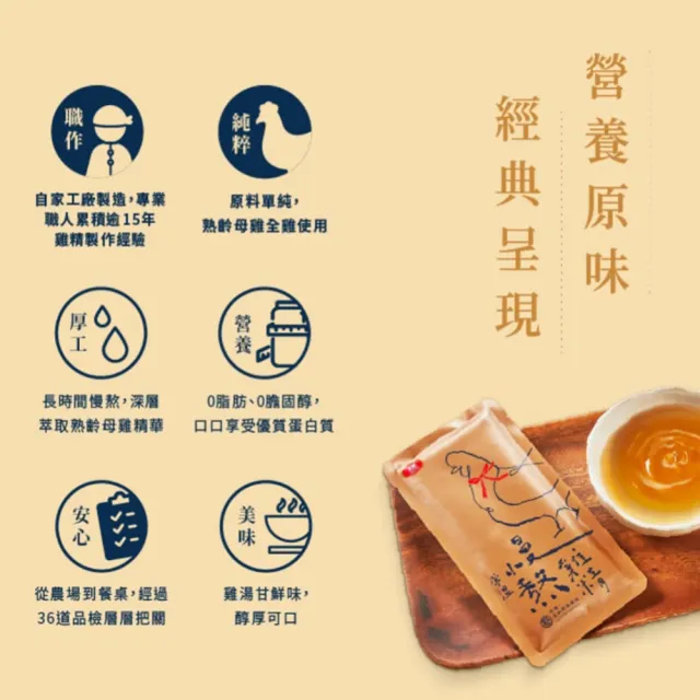 【大成】慢熬雞精（常溫）︱2盒組-共16包︱（50mL/包）︱大成食品(養生 禮盒 送禮 滴雞精 滋補)