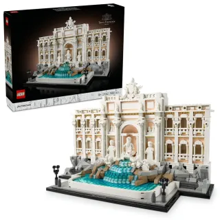 【LEGO 樂高】建築系列 21062 特雷維噴泉(義大利羅馬 居家擺設 積木 玩具模型)