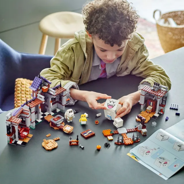 LEGO 樂高】超級瑪利歐系列71436 害羞幽靈王的鬼屋(互動式遊戲任天堂碎
